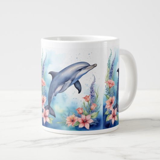 Meerestiere Jumbo-Tasse (Vorderseite Rechts)
