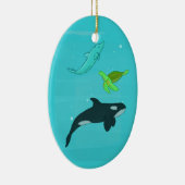 Meerestiere Keramikornament (Rechts)