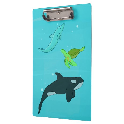 Meerestiere Klemmbrett (Links)