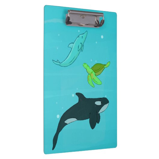 Meerestiere Klemmbrett (Rechts)