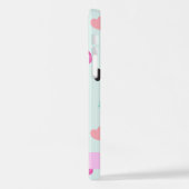 Meerestiere, Kraken, Quallen, Herz, Ihr Name iPhone Hülle (Linke Seite)