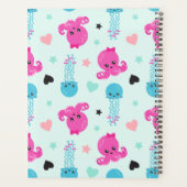 Meerestiere, Kraken, Quallen, Herz, Ihr Name Planer (Rückseite)