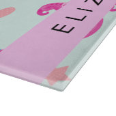 Meerestiere, Kraken, Quallen, Herz, Ihr Name Schneidebrett (Ecke)