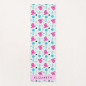 Meerestiere, Kraken, Quallen, Herz, Ihr Name Yogamatte (Vorderseite)