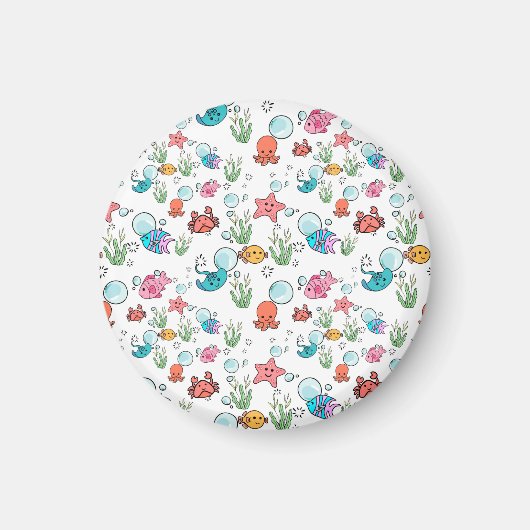 Meerestiere Magnet, Meerestiere Haushaltswaren Magnet (Vorne)