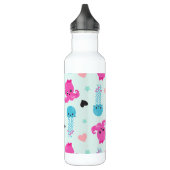 Meerestiere, Meeresleben, Oktopus, Quallen, Herzen Edelstahlflasche (Links)