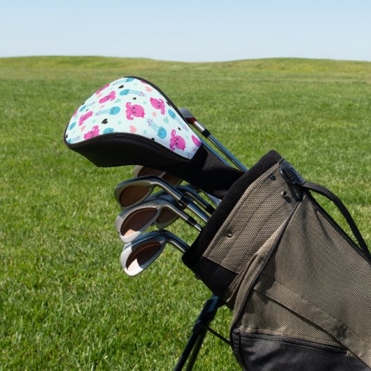 Meerestiere, Meeresleben, Oktopus, Quallen, Herzen Golf Headcover (In SItu)