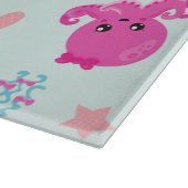 Meerestiere, Meeresleben, Oktopus, Quallen, Herzen Schneidebrett (Ecke)