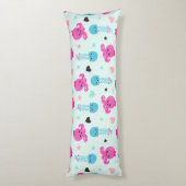 Meerestiere, Meeresleben, Oktopus, Quallen, Herzen Seitenschläferkissen (Rückseite (Vertikal))