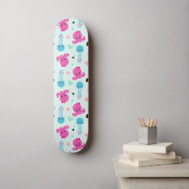 Meerestiere, Meeresleben, Oktopus, Quallen, Herzen Skateboard