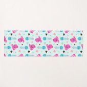 Meerestiere, Meeresleben, Oktopus, Quallen, Herzen Yogamatte (Vorderseite (Horizontal))