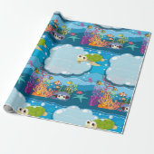 Meerestiere Meeresschildkröten Geschenkpapier (Ungerollt)
