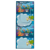 Meerestiere Meeresschildkröten Geschenktüte Für Weinflaschen (Vorderseite)