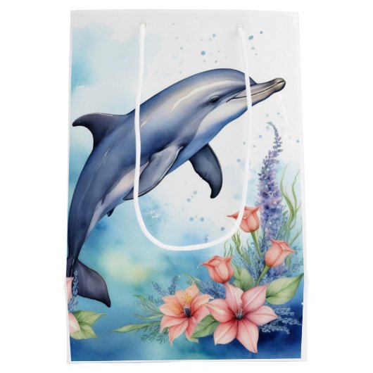 Meerestiere Mittlere Geschenktüte (Rückseite)