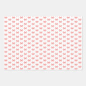 Meerestiere Muster Hummerkrabbe Seepferd niedlich Geschenkpapier Set (Vorderseite 3)