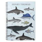 Meerestiere Niedliches Whimsisches Meer Notizblock (Vorderseite)