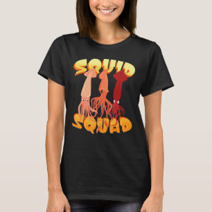 Meerestiere Octopus Meeresfrüchte Tintenfisch Squa T-Shirt
