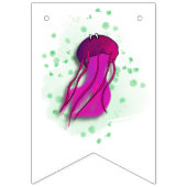 Meerestiere Party Deko Wimpelkette (Dritte Fahne)