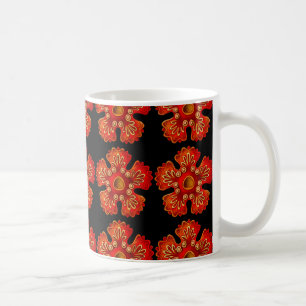 Meerestiere - Starfish auf schwarzem Hintergrund Kaffeetasse