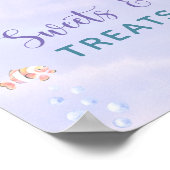 Meerestiere Süßigkeiten und Leckereien Poster (Ecke)