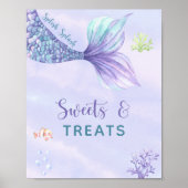 Meerestiere Süßigkeiten und Leckereien Poster (Vorne)