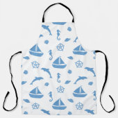 Meerestiere und Schiffe Schürze (Vorderseite)