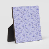 Meerestiere und Segelboote mit einer einzigen zeic Fotoplatte (Vorderseite)