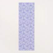 Meerestiere und Segelboote mit einer einzigen zeic Yogamatte (Rückseite)