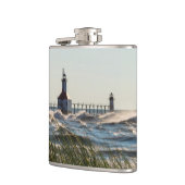 Meerestiere und St-Joseph-Flasche Flachmann (Links)