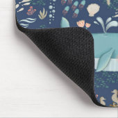 Meerestiere unter der Bezeichnung Monogramm Mousepad (Ecke)