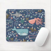 Meerestiere unter der Bezeichnung Monogramm Mousepad (Mit Mouse)