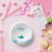 Meerestiere, Wale, Unter dem Party des Meeres Pappteller (Party)