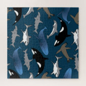 Meerestiere, wild lebende Tiere, Puzzle (Horizontal)