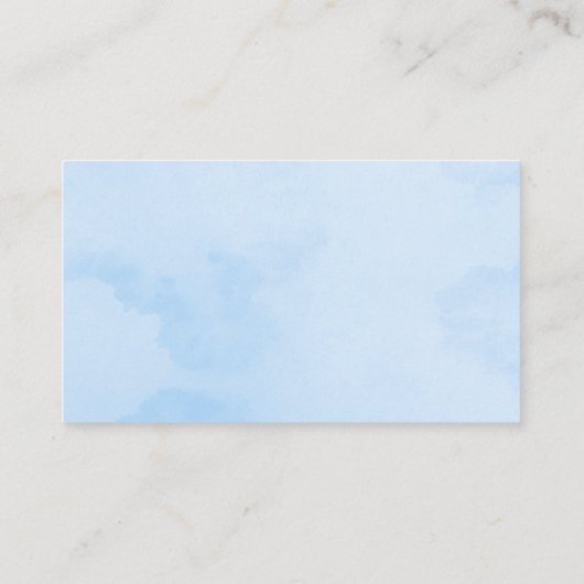 Meerestiere Windelwinddusche an der Küste Begleitkarte (Rückseite)