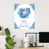 Meerestiere zum Geburtstag Poster (Heimbüro)