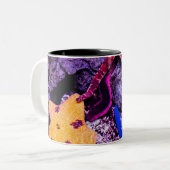 Meerestiere Zweifarbige Tasse (Vorderseite Links)