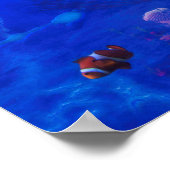 MEERESTURTLE WIND AUF DEM WASSER POSTER (Ecke)