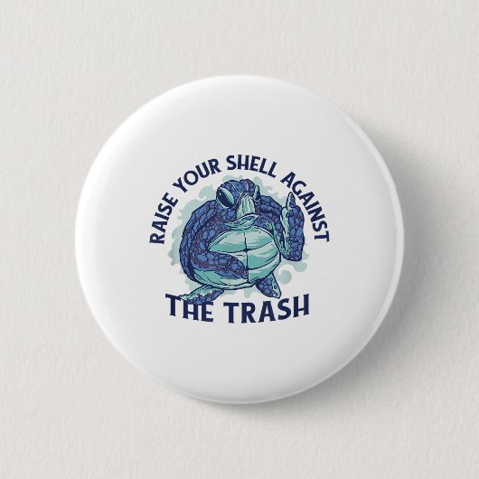 Meeresumweltschutzschildkröte _1 button (Vorderseite)