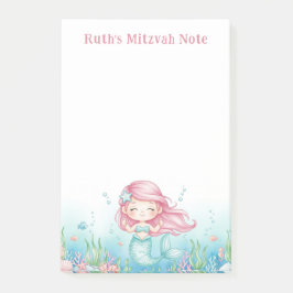 Meeresunterwasser Meerjungfrau Personalisiert Mitz Post-it Klebezettel