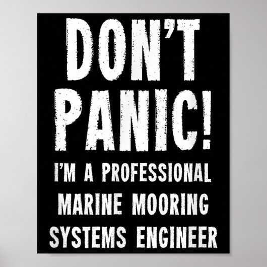 Meeresverankerungssysteme-Ingenieur Poster (Vorne)