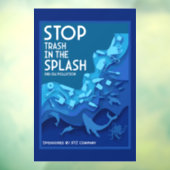 Meeresverschmutzung Fensteraufkleber (Blatt 3)