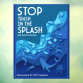 Meeresverschmutzung Fensteraufkleber (Blatt 3)