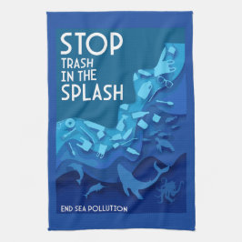 Meeresverschmutzung Geschirrtuch