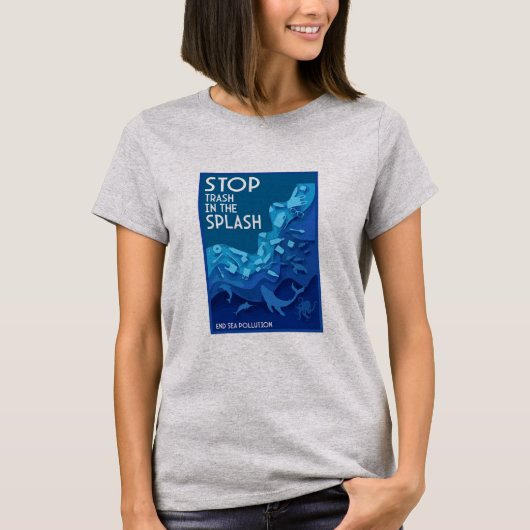 Meeresverschmutzung T-Shirt (Vorderseite)