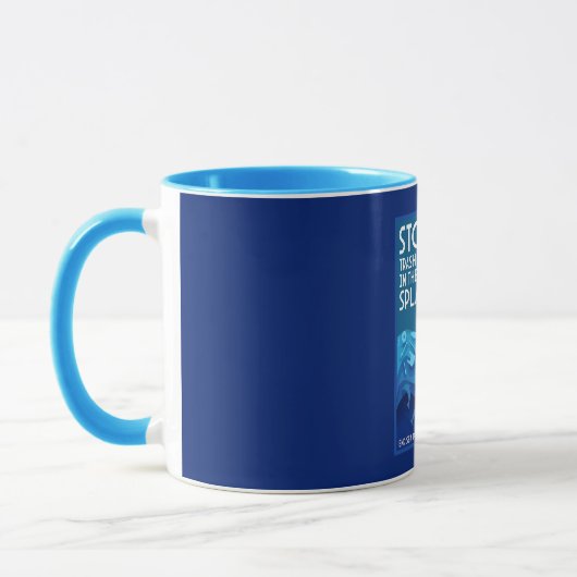 Meeresverschmutzung Tasse (Links)