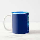 Meeresverschmutzung Zweifarbige Tasse (Links)