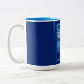 Meeresverschmutzung Zweifarbige Tasse (Links)