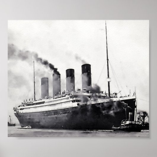 Meeresversuche beginnen: RMS Titanic Poster (Vorne)