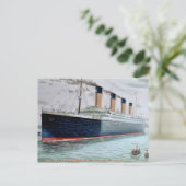 Meeresversuche gegen RMS Titanic Postkarte (Stehend Vorderseite)
