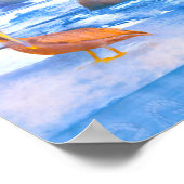 Meeresvögel Meeresschutzgebiet Poster (Ecke)